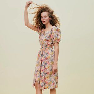 Cottage dress in Liberty® Mauvey floral